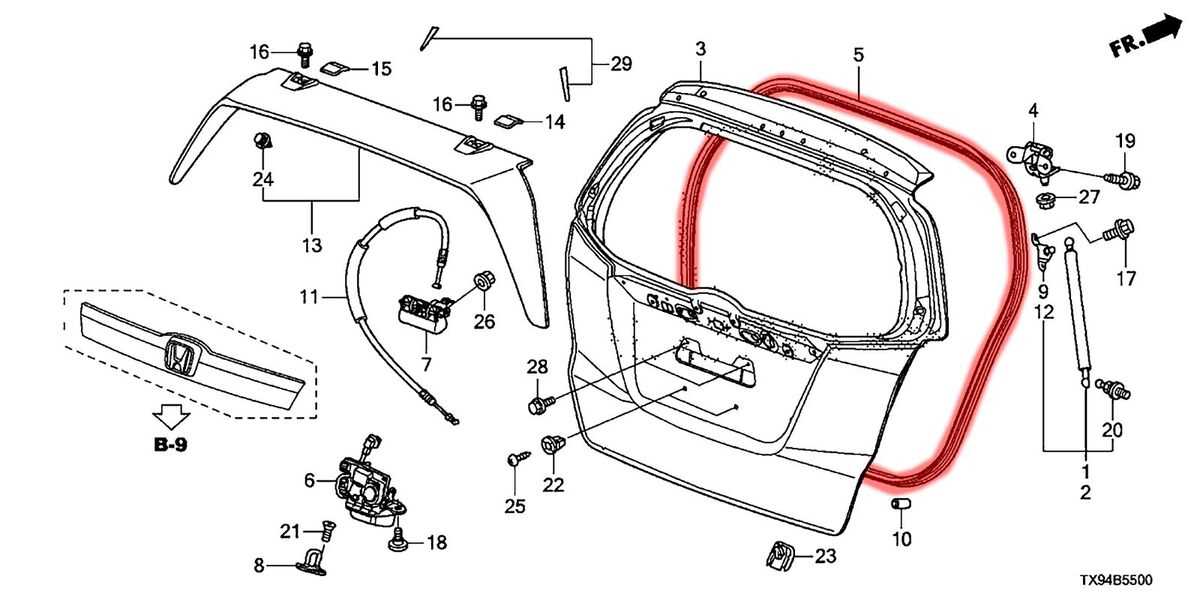 honda fit parts diagram