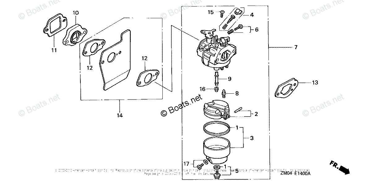 honda gcv160 carburetor parts diagram