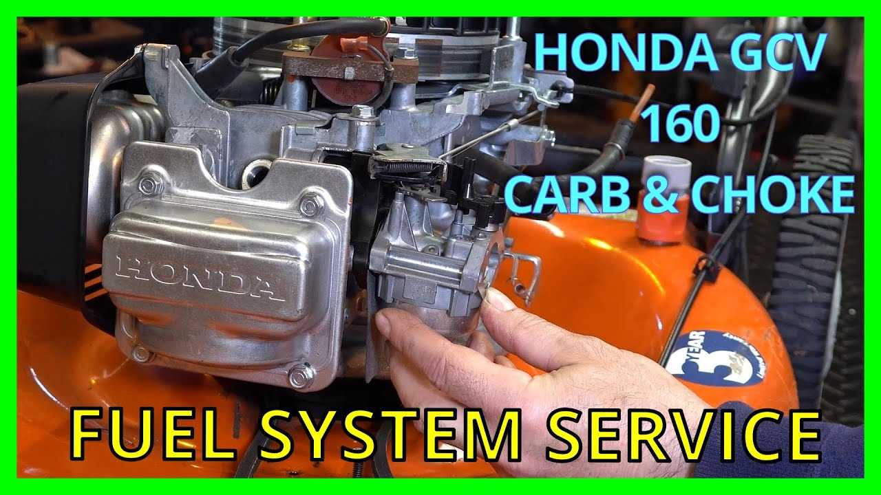 honda gcv160 carburetor parts diagram