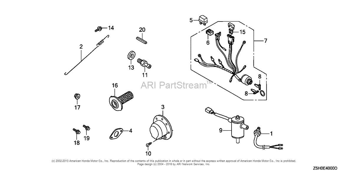 honda gx270 parts diagram