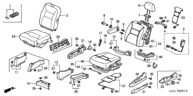 honda odyssey parts diagram