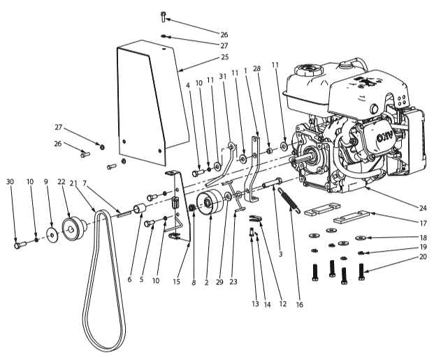 huskee rear tine tiller parts diagram