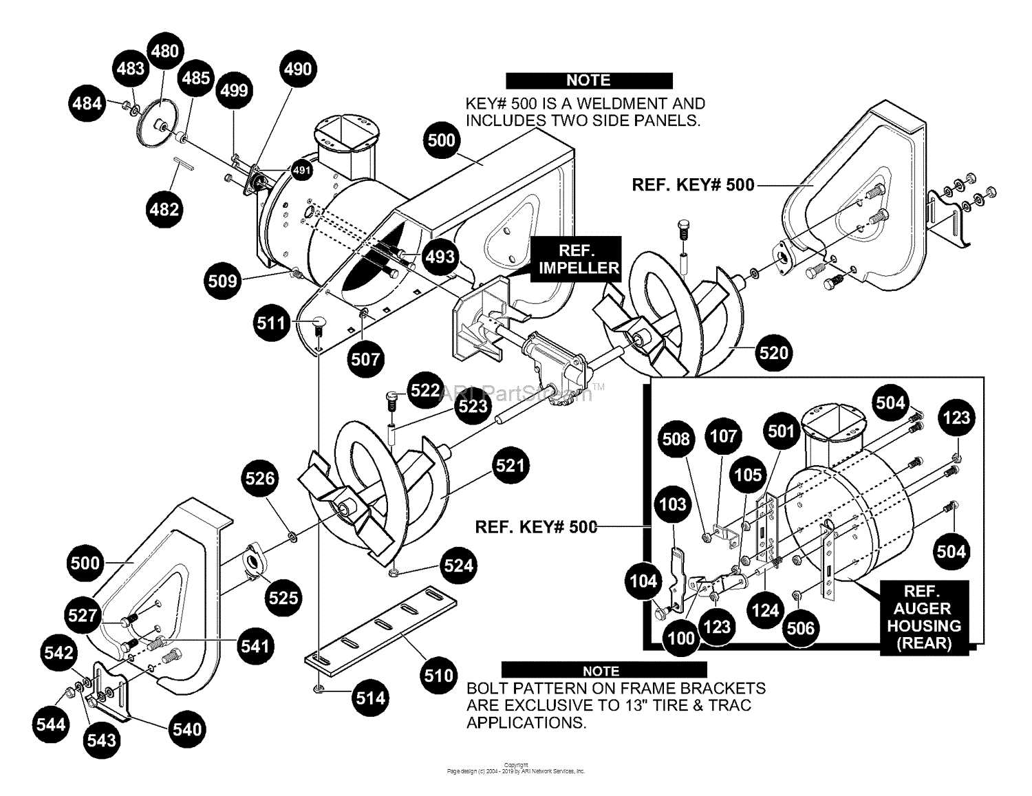 husqvarna snowblower parts diagram