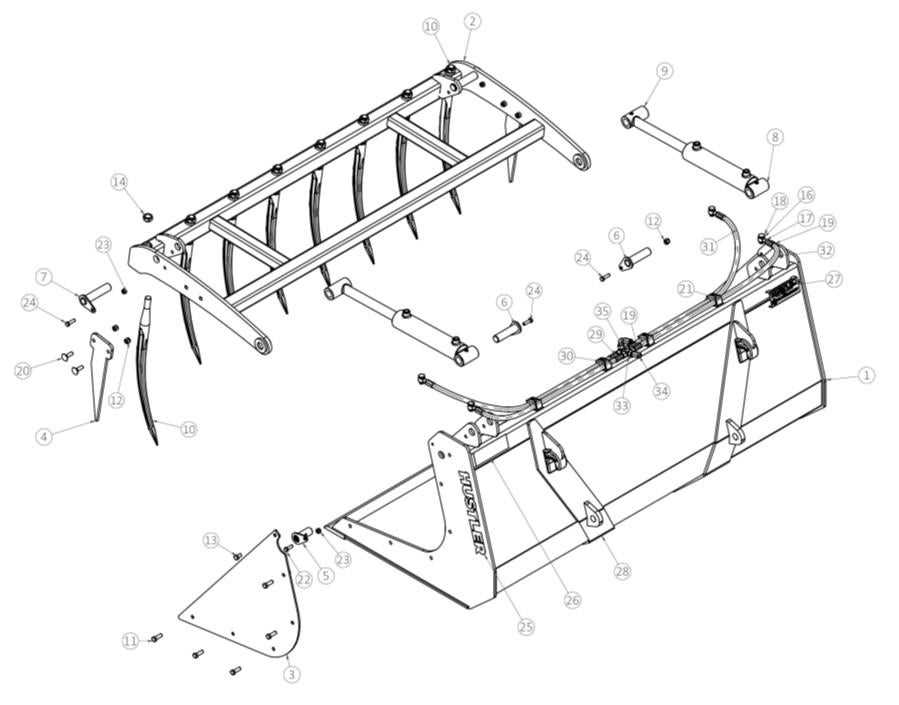 hustler parts diagram