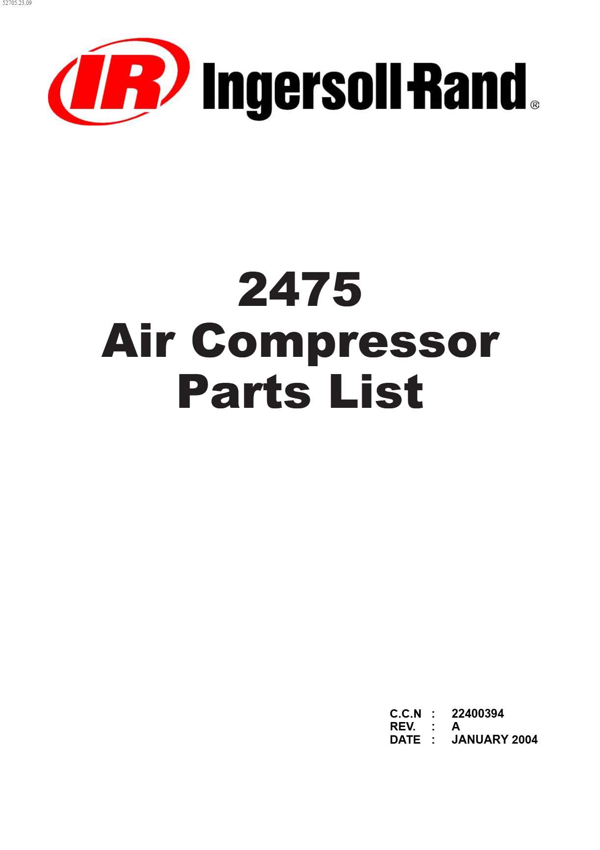 ingersoll rand t30 parts diagram