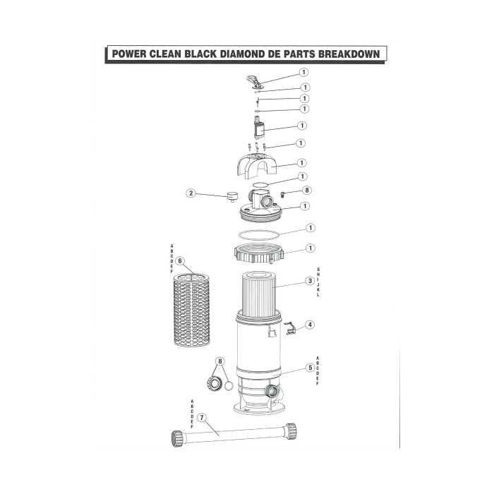 intex sand filter parts diagram