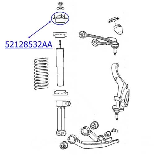 jeep front end parts diagram