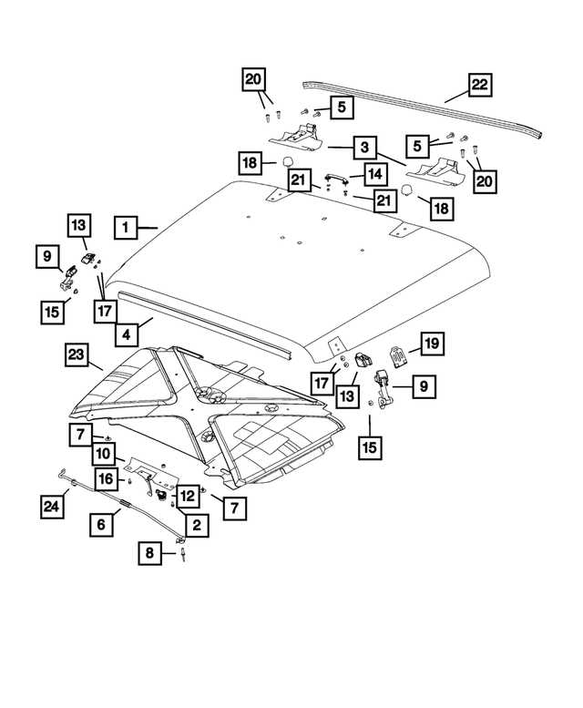 jeep wrangler diagram parts