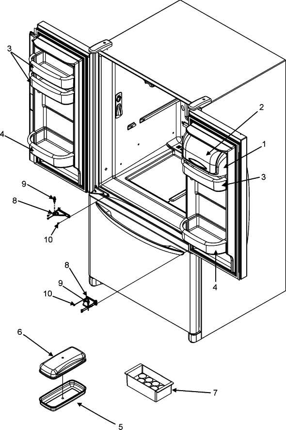 jenn air refrigerator parts diagram