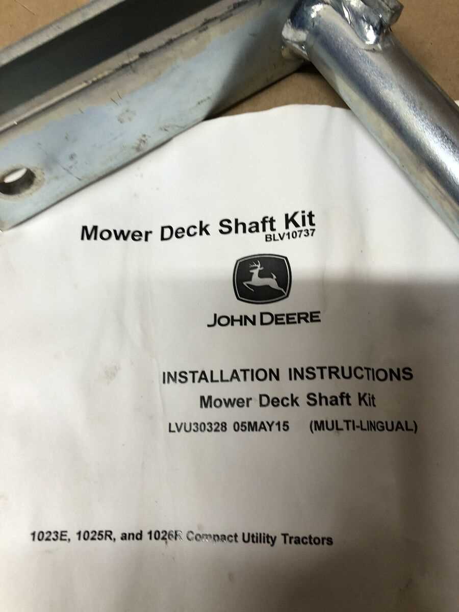 john deere 1025r 60 mower deck parts diagram