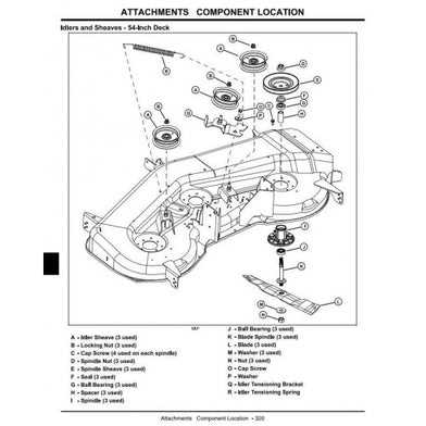 john deere 115 automatic parts diagram