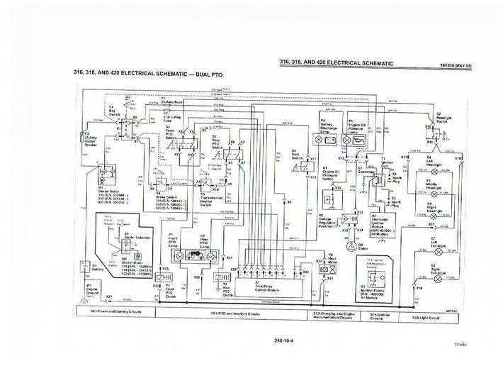 john deere 317 parts diagram