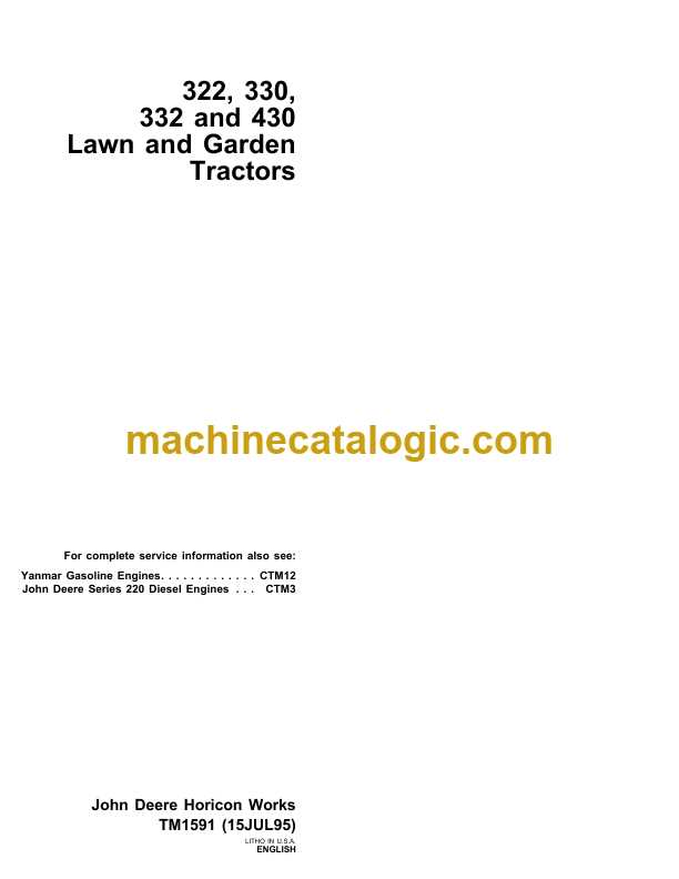 john deere 322 parts diagram