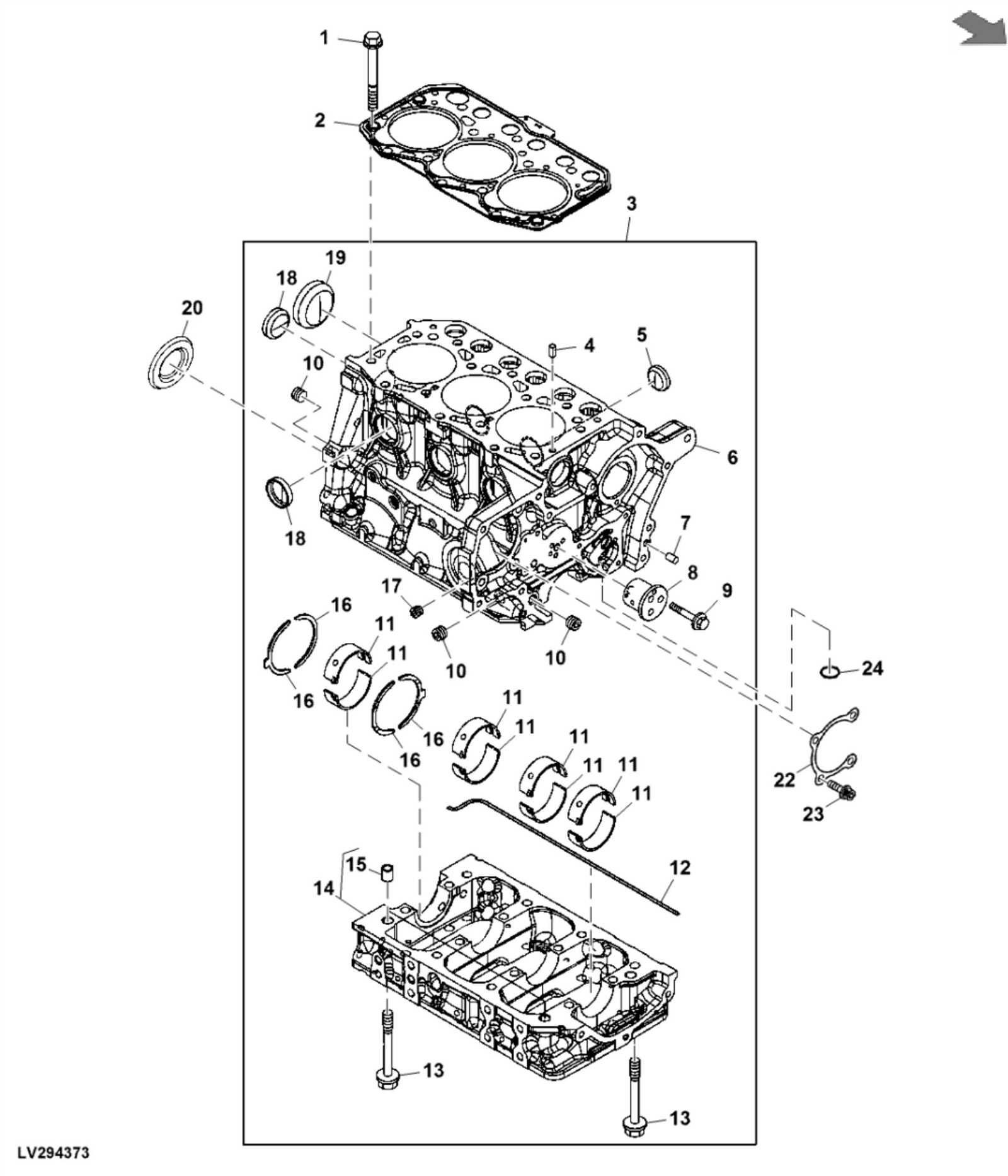 john deere 60d mower deck parts diagram