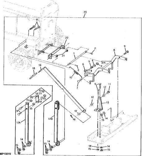 john deere gt242 parts diagram