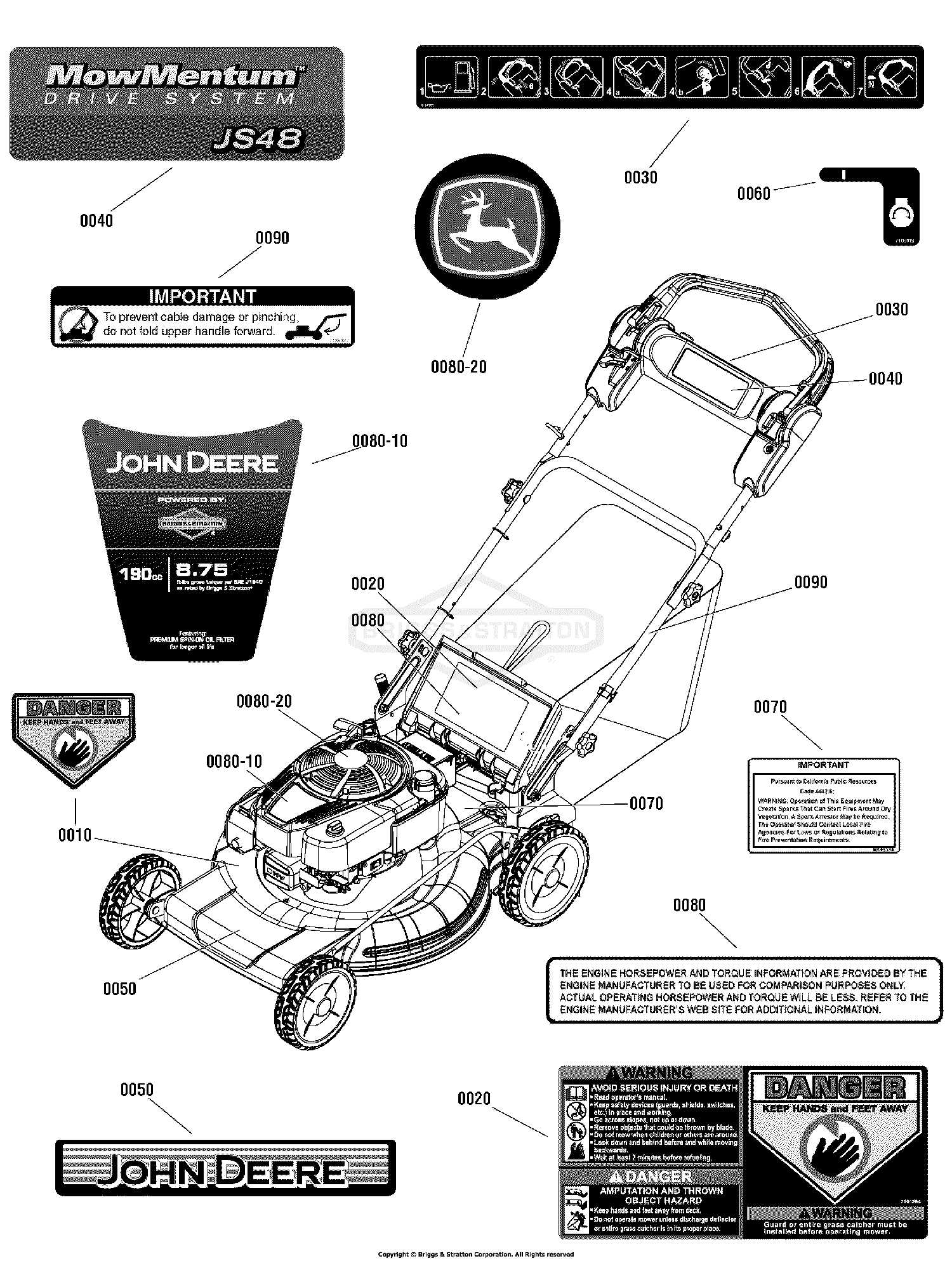 john deere js20 parts diagram