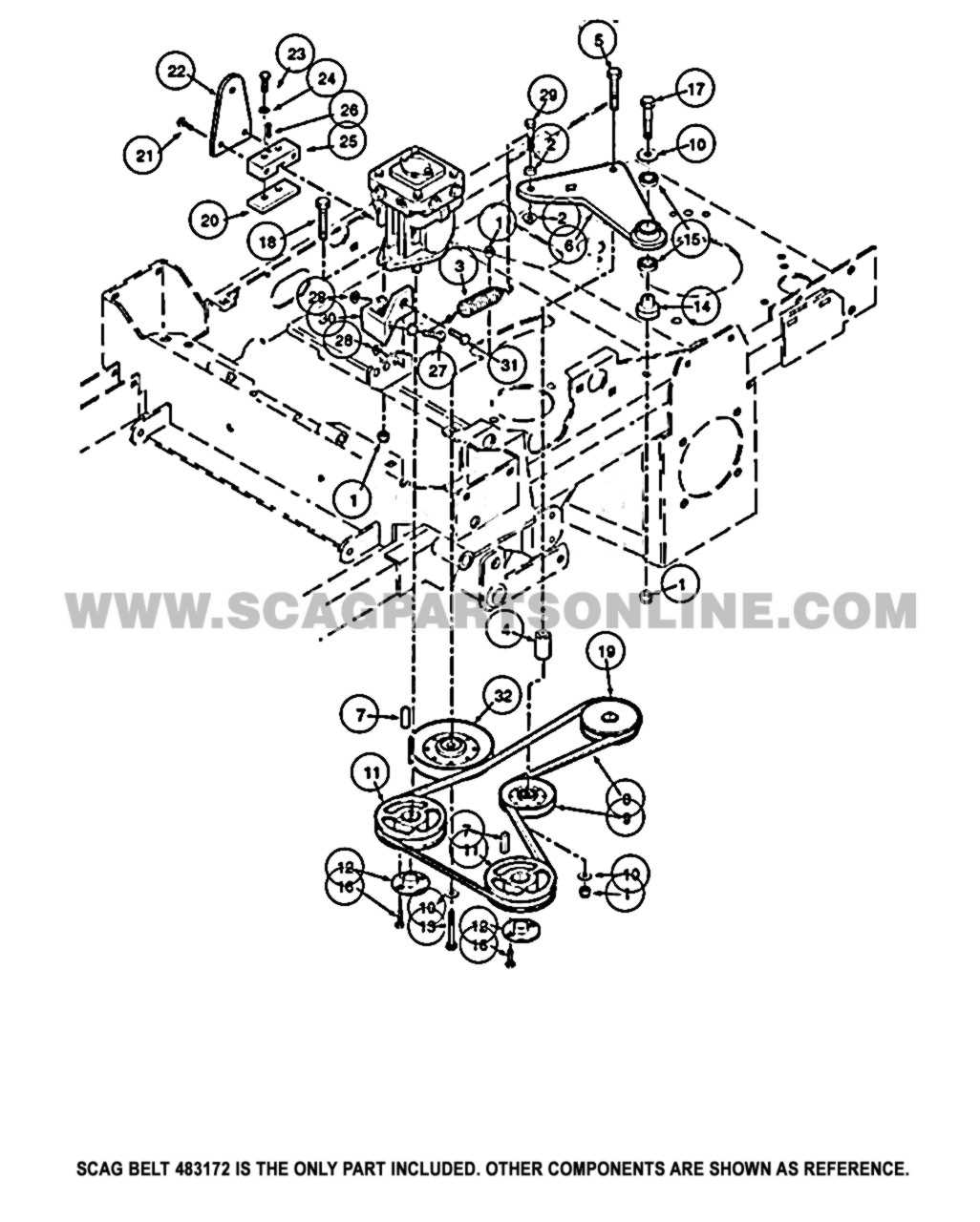 john deere sabre parts diagram