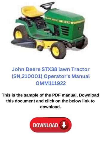 john deere stx38 parts diagram