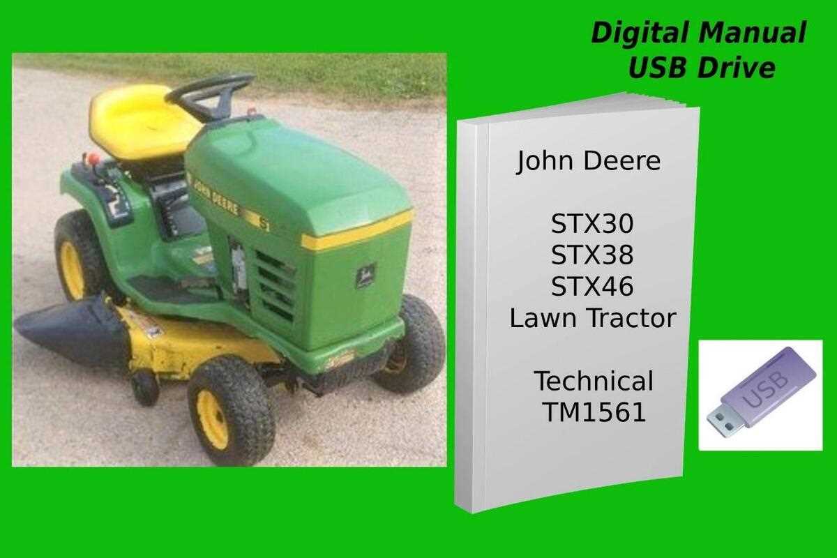 john deere stx46 parts diagram