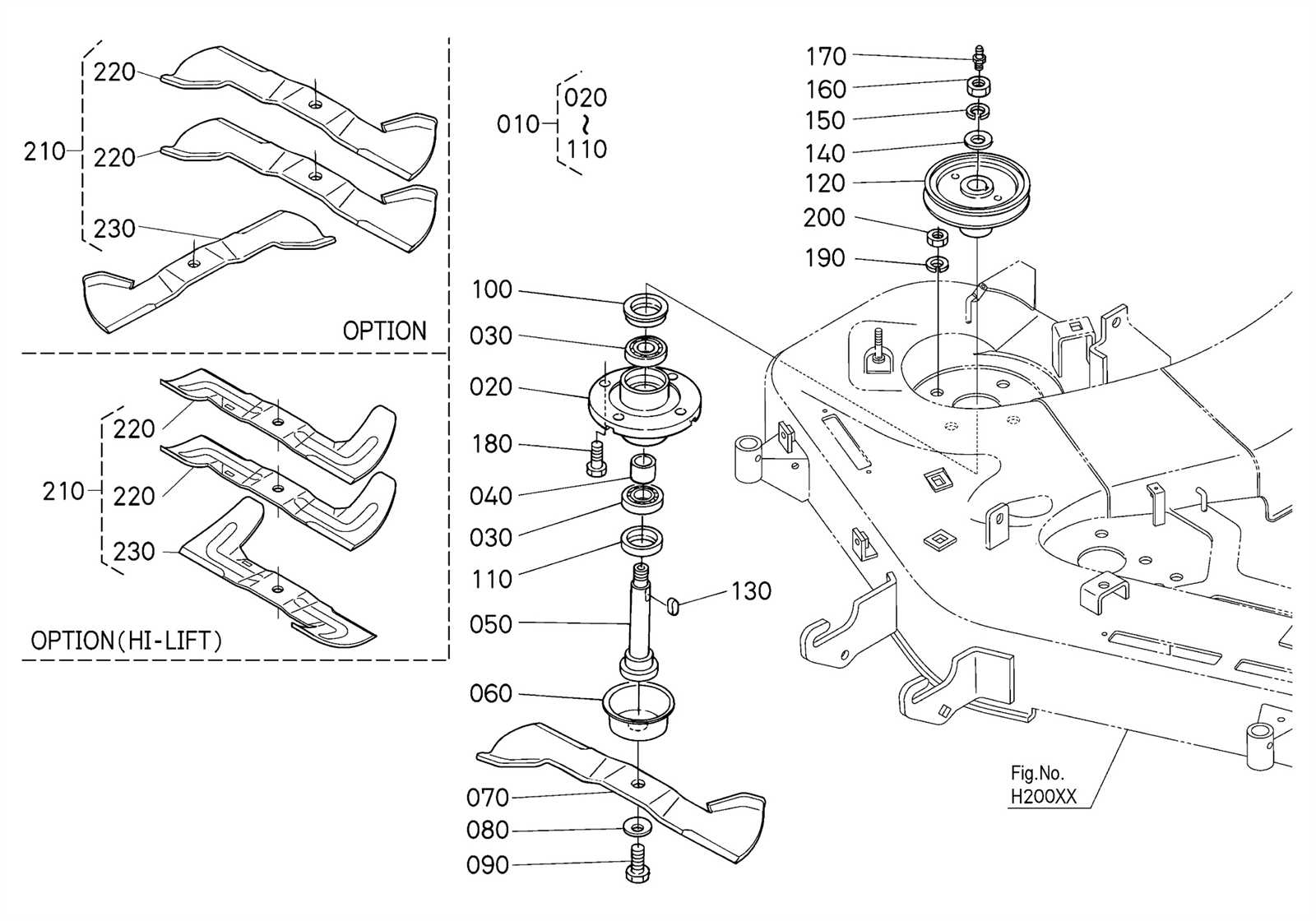 john deere x324 parts diagram