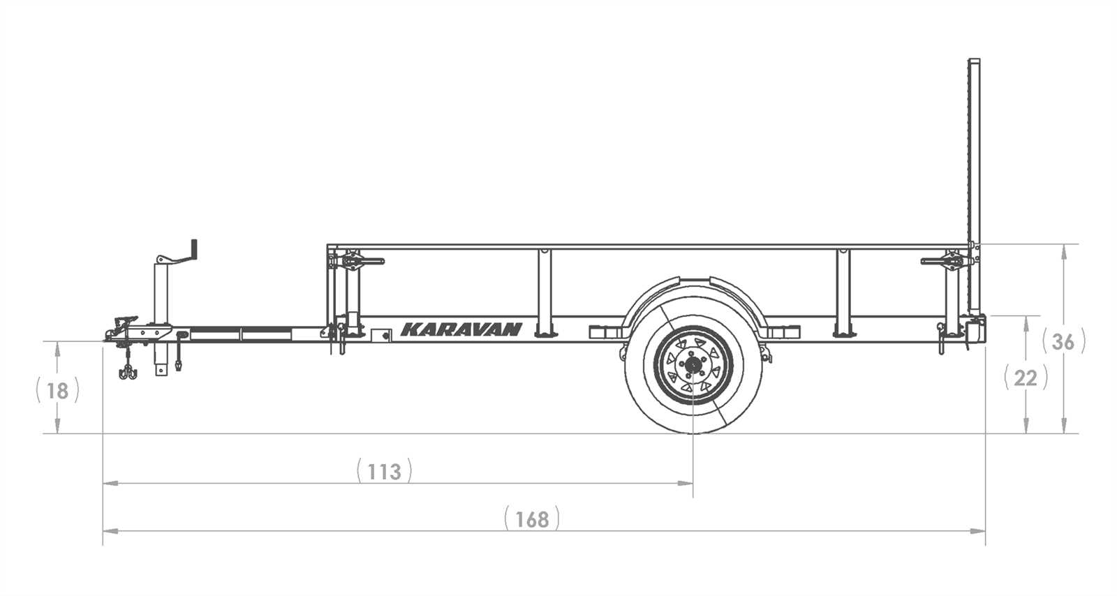 karavan trailer parts diagram