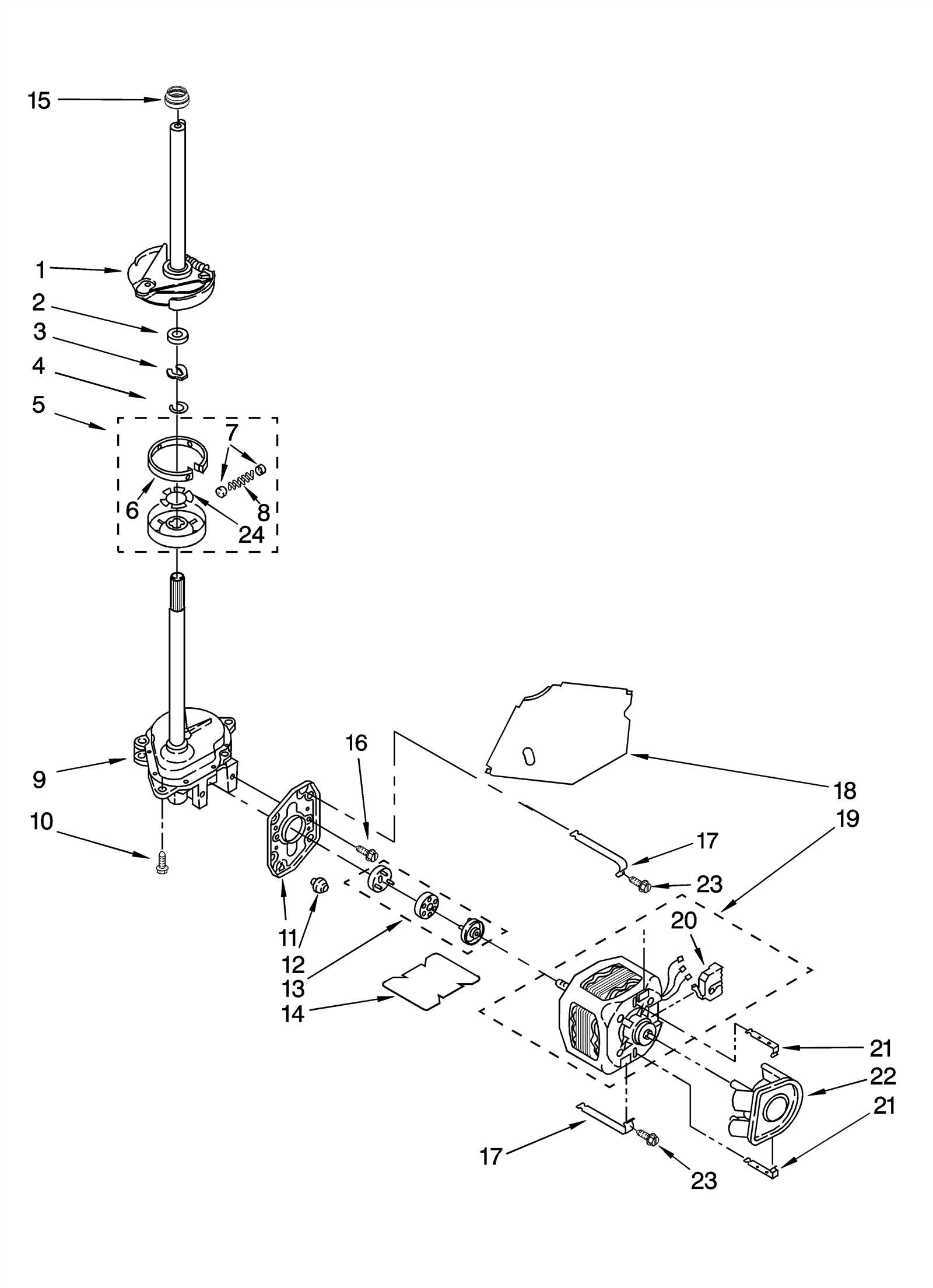 kenmore model 110 parts diagram