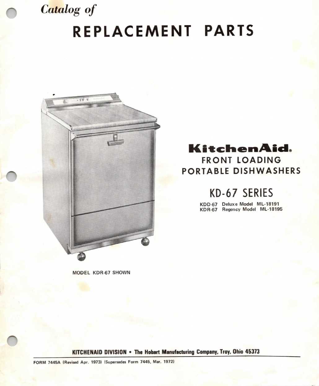 kitchen aid dishwasher parts diagram