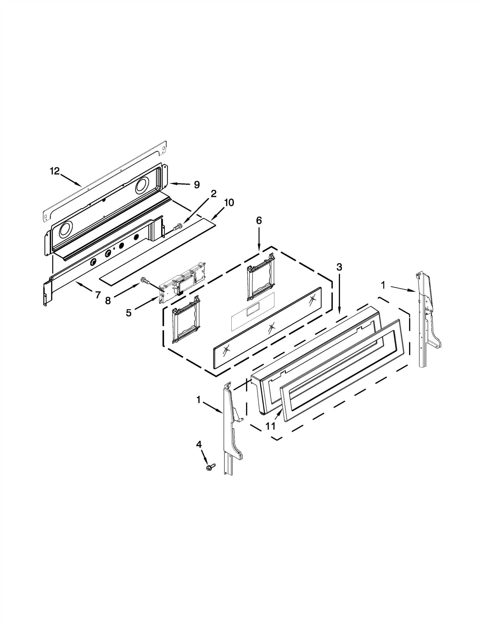 kitchenaid stove parts diagram