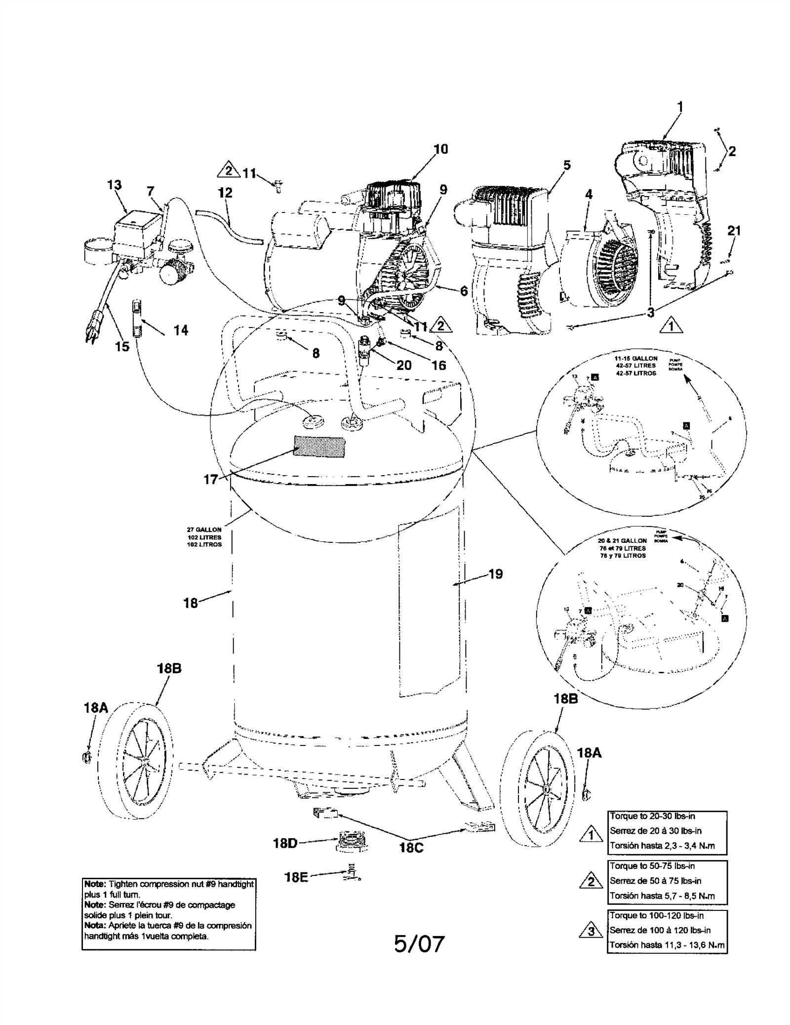 kobalt air compressor parts diagram