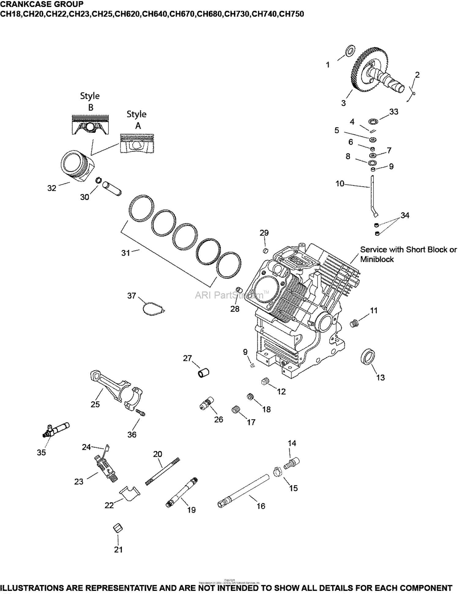 kohler command pro 25 parts diagram