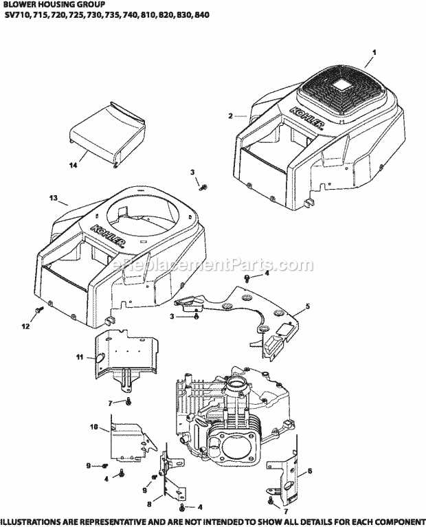 kohler courage 20 parts diagram