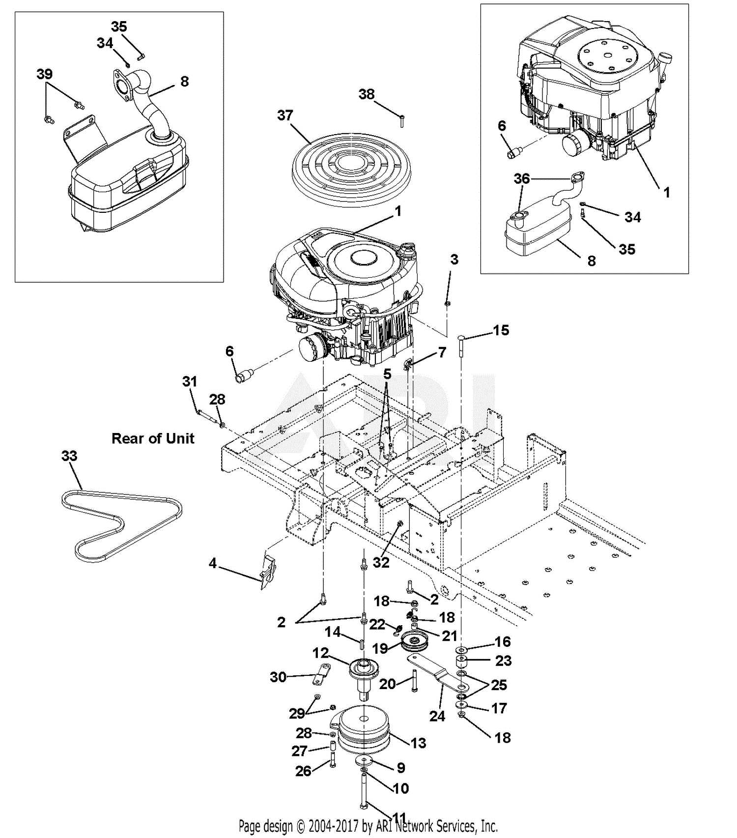 kohler ph xt675 parts diagram