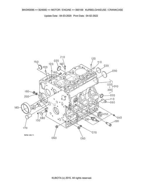 kubota b2601 parts diagram