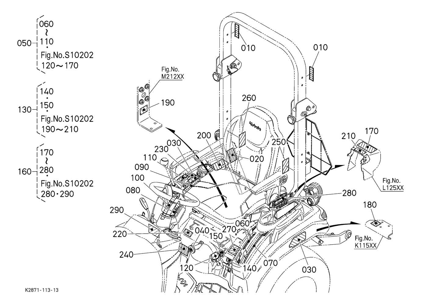 kubota bx2350 parts diagram