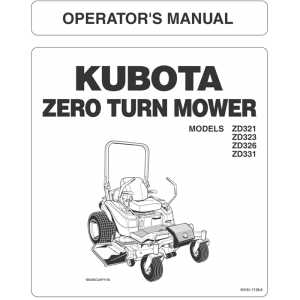 kubota z121s parts diagram