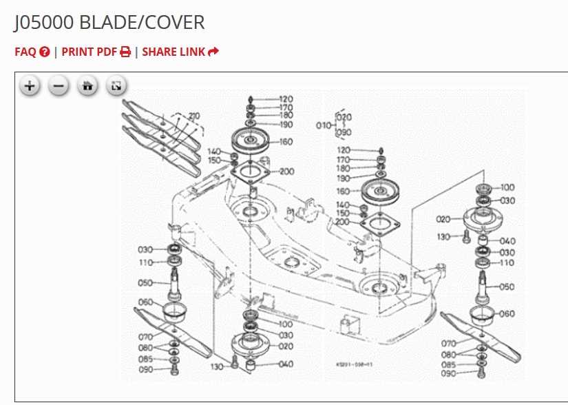 kubota z121s parts diagram