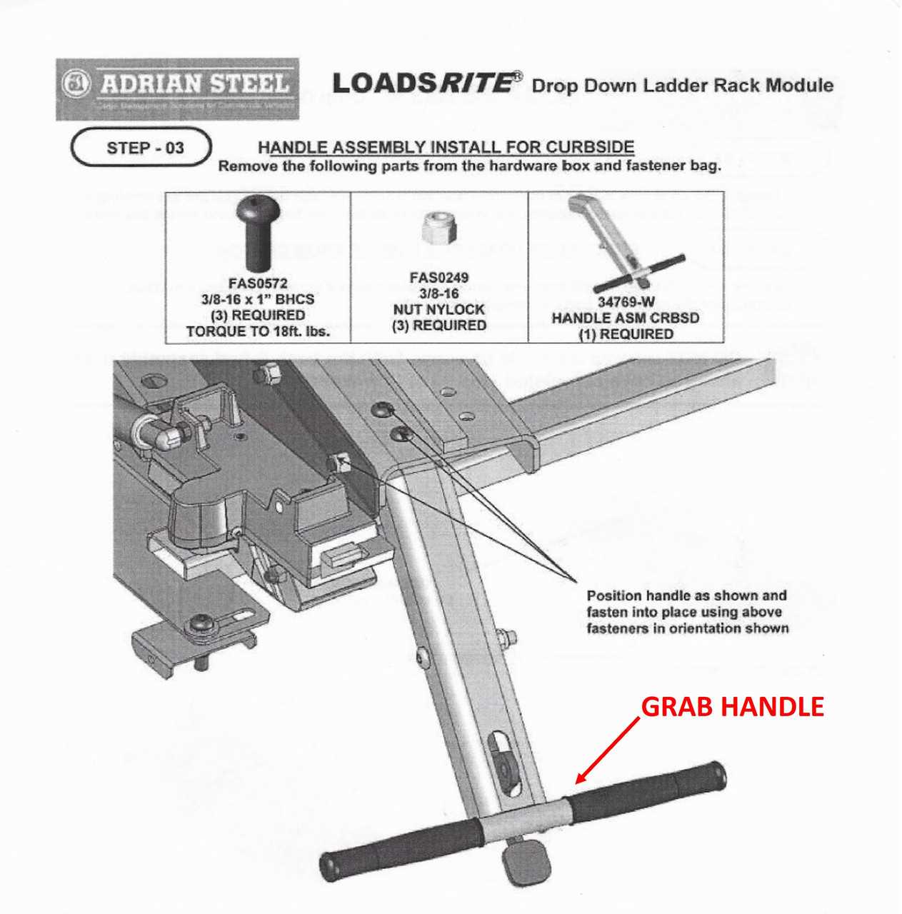 ladder parts diagram