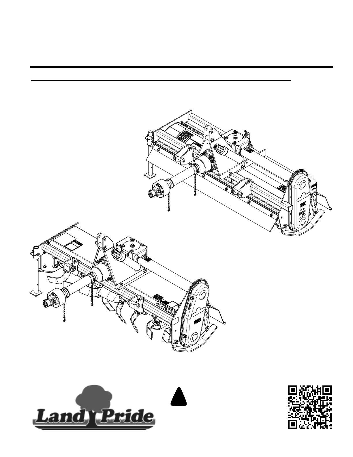 land pride tiller parts diagram