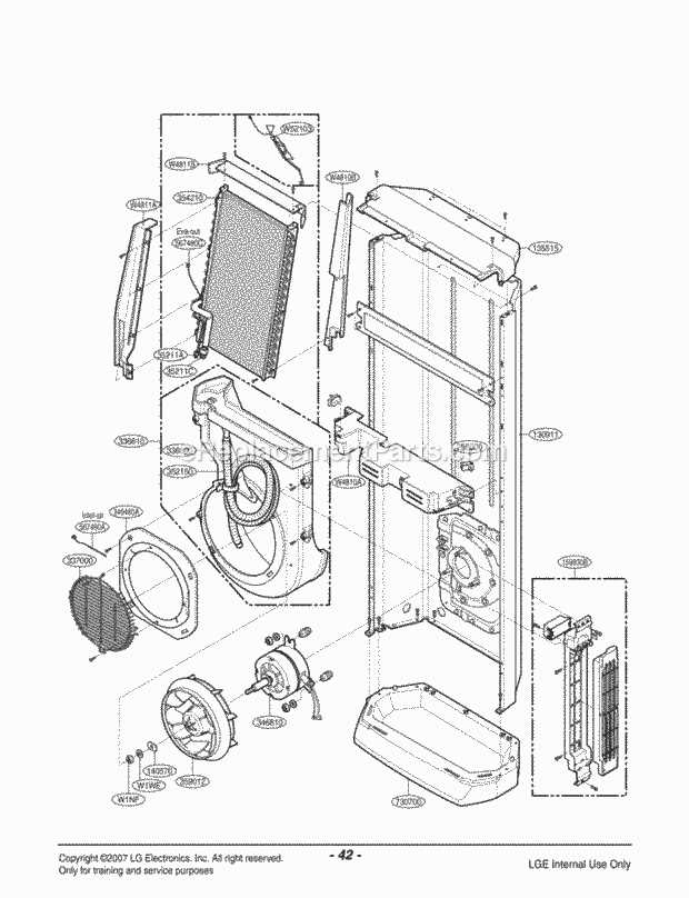 lg dryer parts diagram