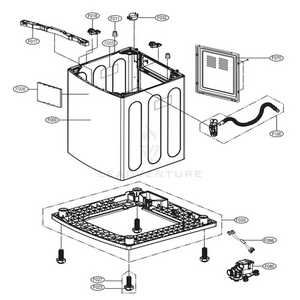 lg top load washer parts diagram