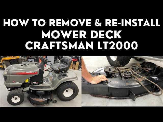 lt2000 craftsman parts diagram