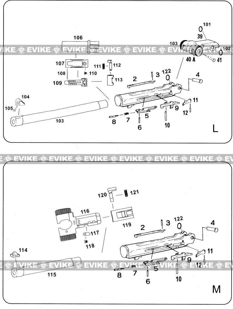 luger p08 parts diagram