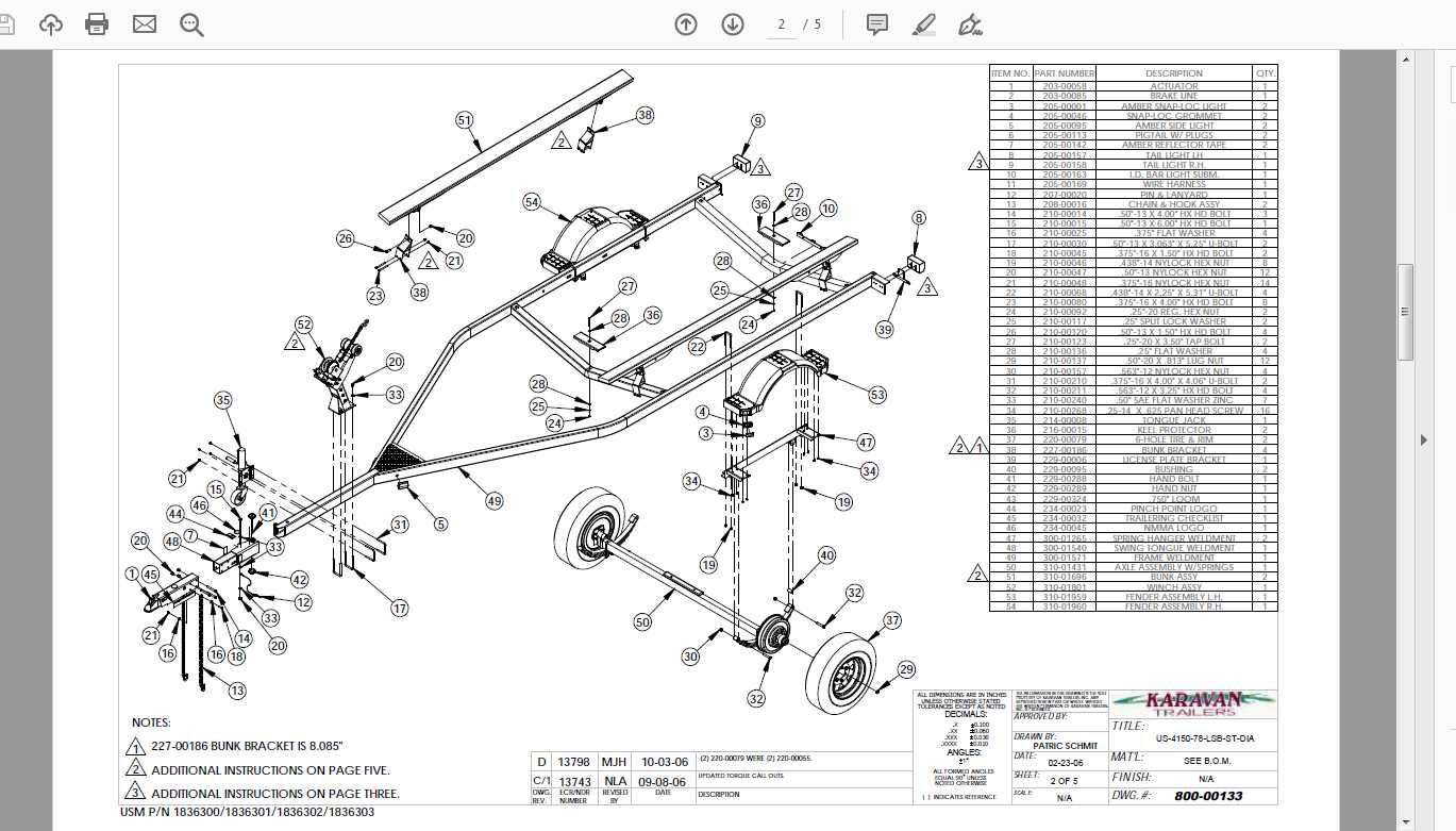 magic tilt trailer parts diagram