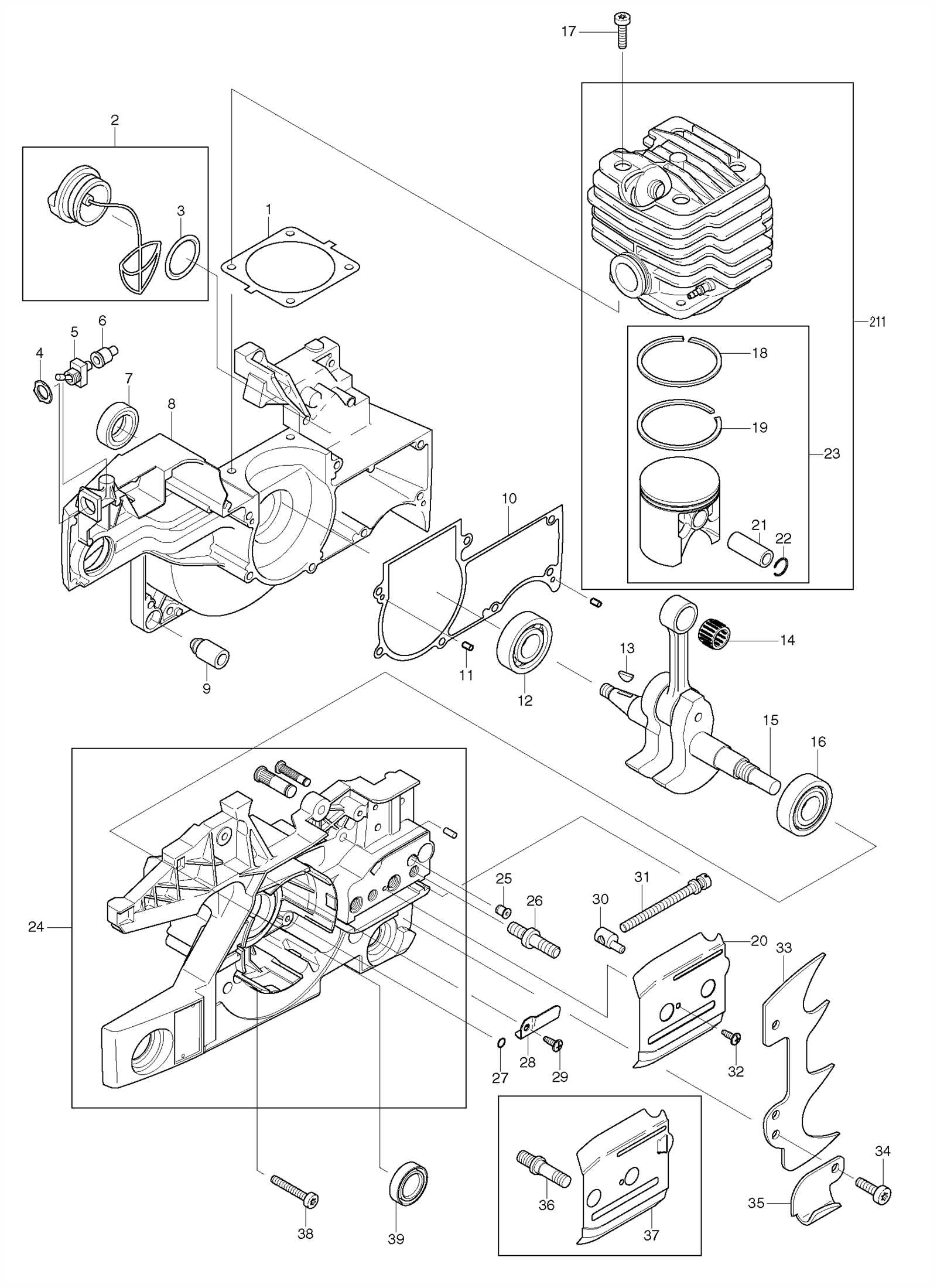 makita ek6101 parts diagram