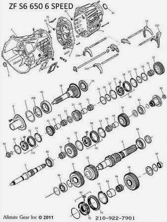 manual transmission parts diagram