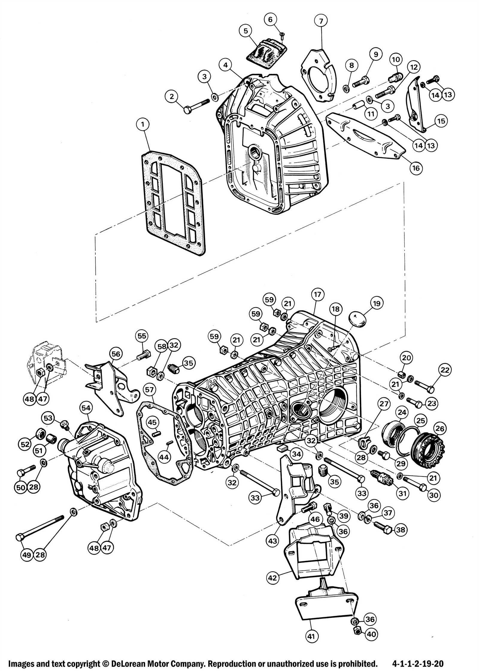 manual transmission parts diagram