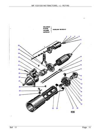 massey ferguson 135 parts diagram