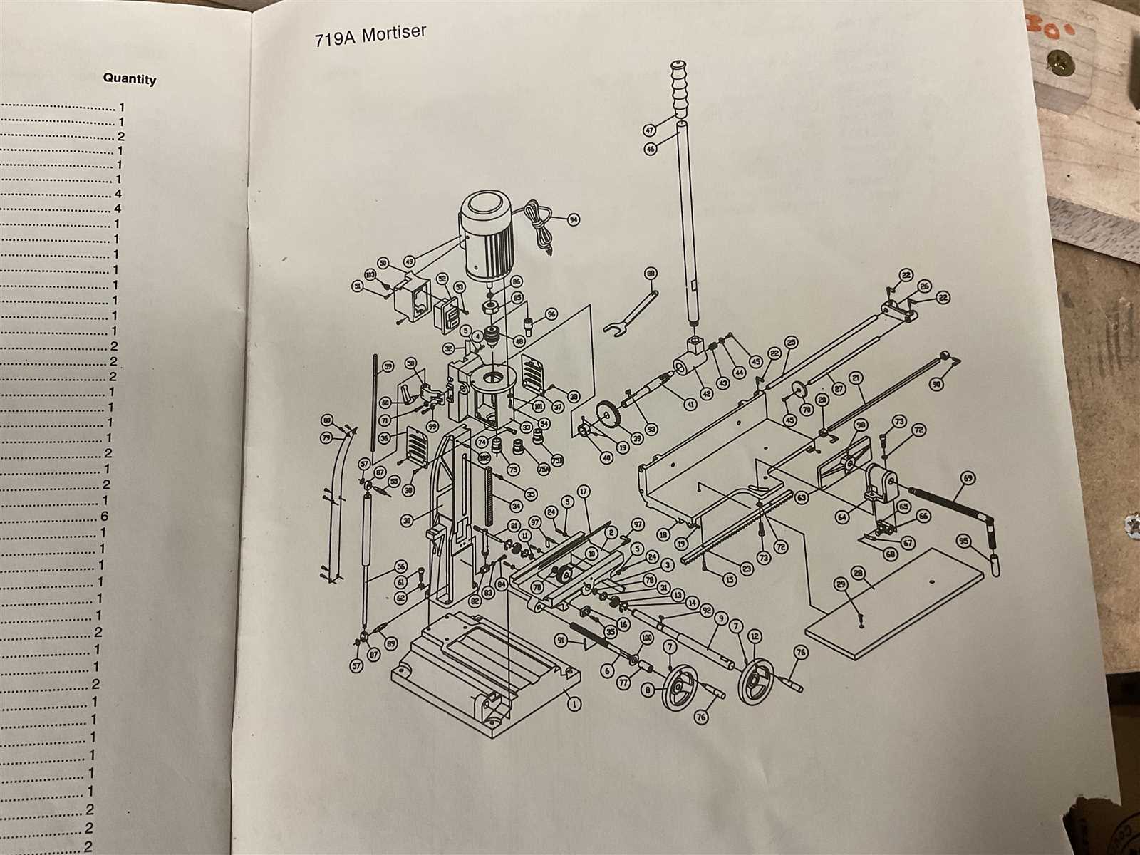 mec 9000 parts diagram