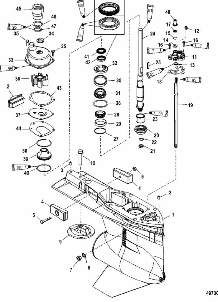 mercury 25 hp outboard parts diagram