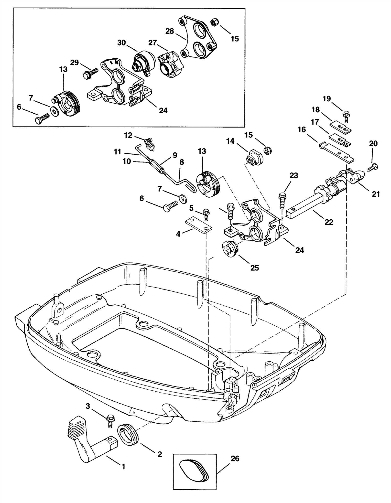 mercury 9.9 4 stroke parts diagram